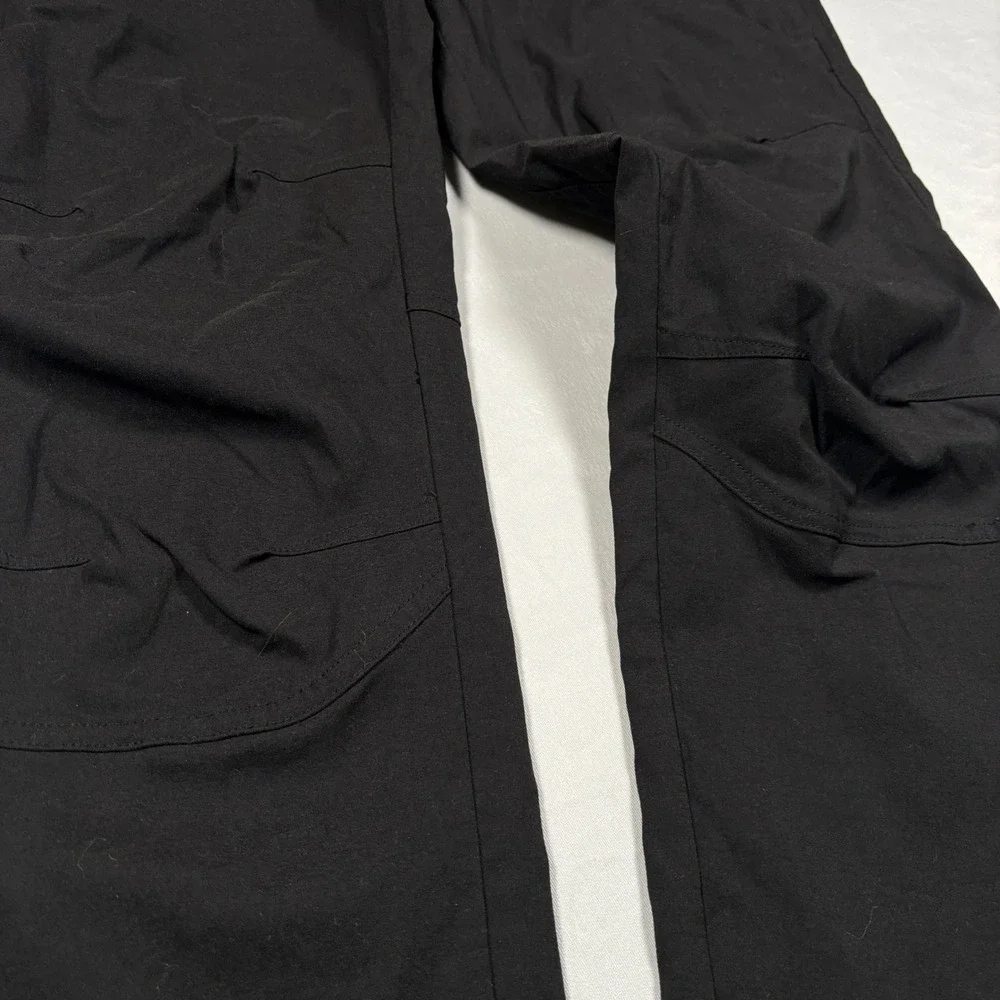 13th Heaven Co Pants Mens 34x32 Black Technical Hiking Outdoor Articulated Knee